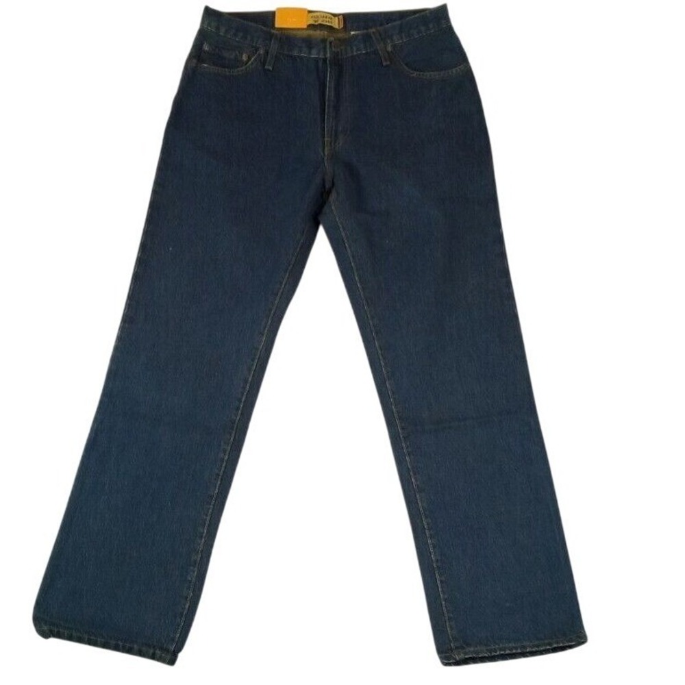 "BLADE" Men's Jeans Regular Fit Size 34x30 Straight Leg Blue Denim Mid Rise NWT